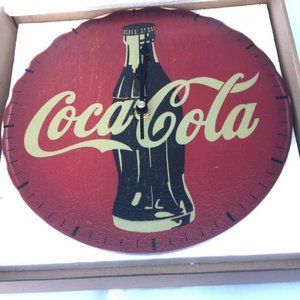 coca cola clock
